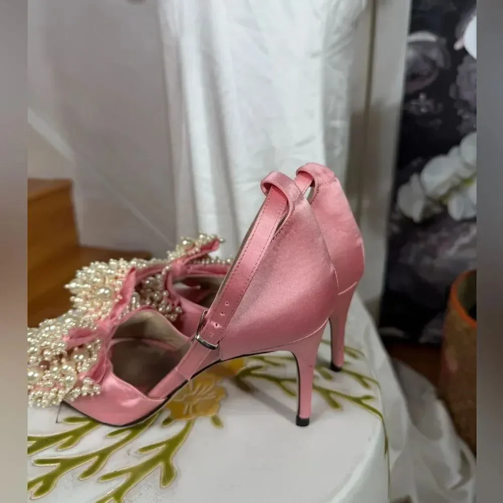 Anthropologie Custommade Marita Pearl Heels/ size 36